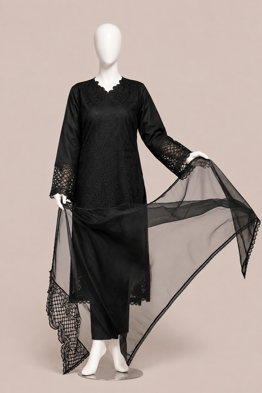 Black Shanzay 3pc